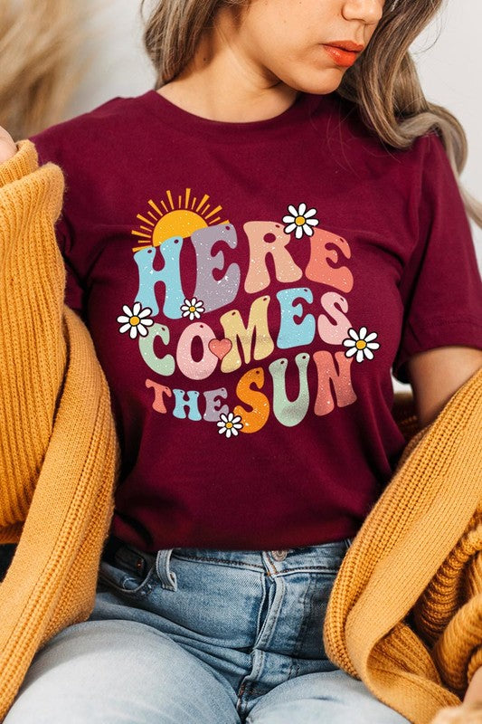 Here Comes The Sun Graphic T Shirts