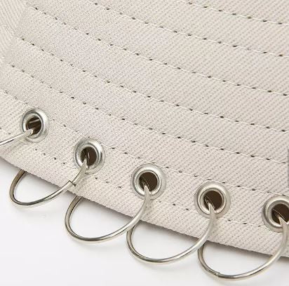 Fashion Cotton Bucket Hat With Rings