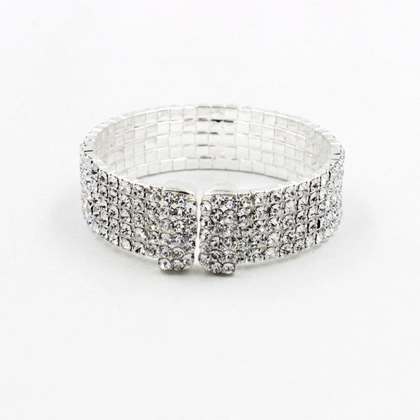 SEMI STRETCH RHINESTONE BRACELET