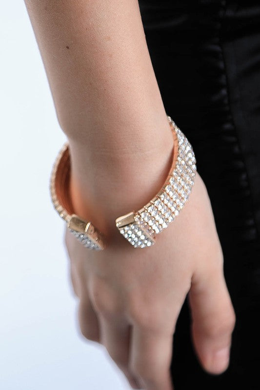 SEMI STRETCH RHINESTONE BRACELET