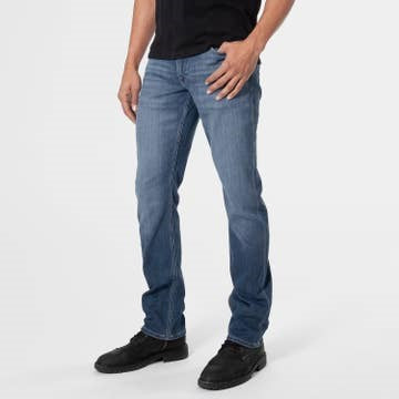 Jeans Comfort Straight Fit Medium Indigo Wash