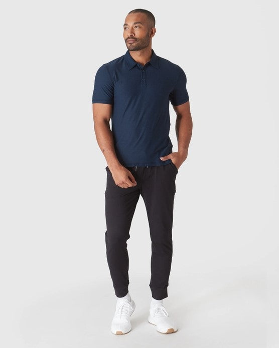 Short Sleeve Shirt Active Polo Dark Heather