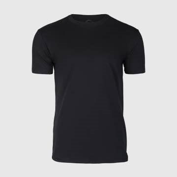 Short Sleeve T-Shirt Crew Neck Black