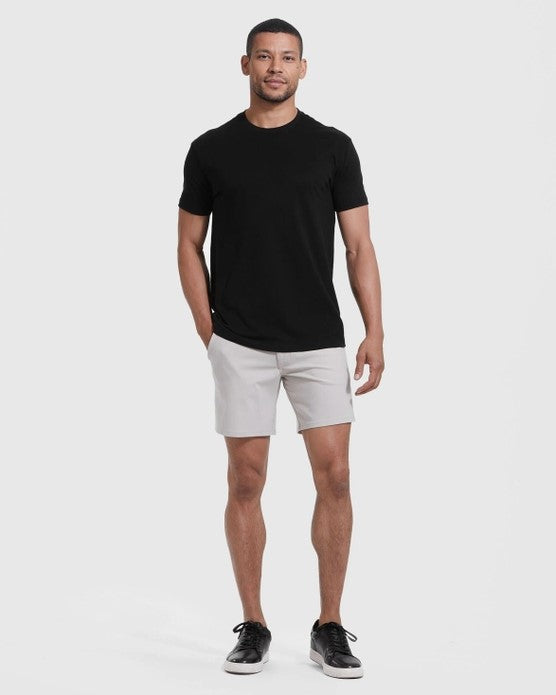 Short Sleeve T-Shirt Crew Neck Black