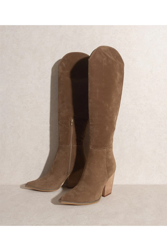 Clara Knee High Western Boots