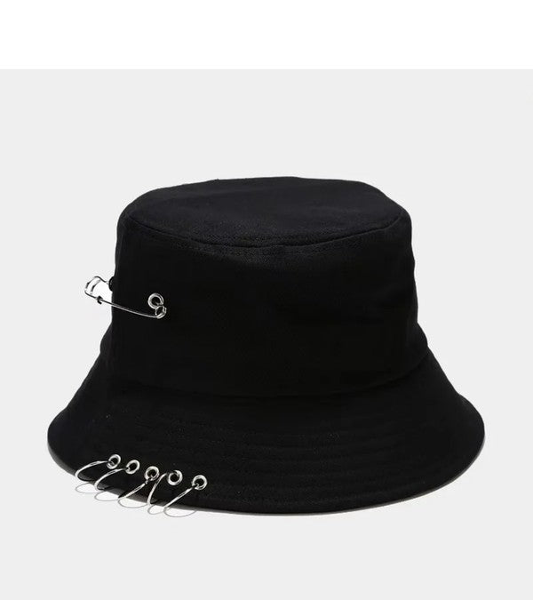 Fashion Cotton Bucket Hat With Rings