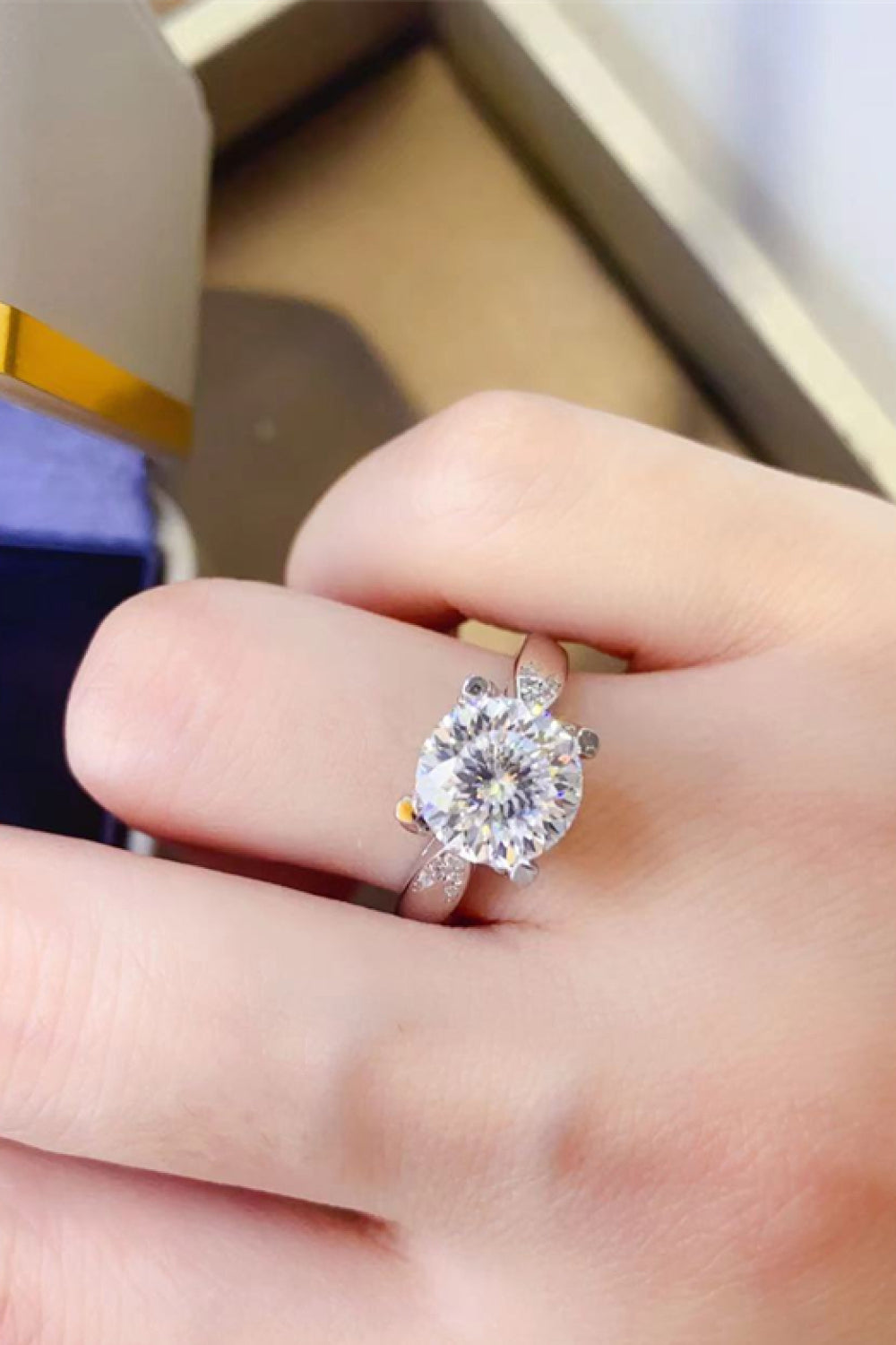 Moissanite 925 Sterling Silver Rings