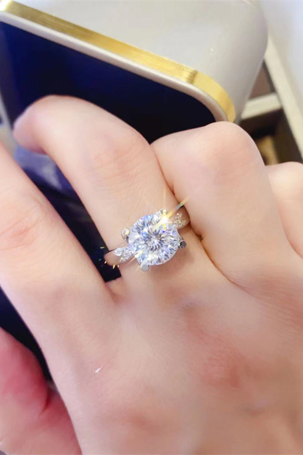Moissanite 925 Sterling Silver Rings